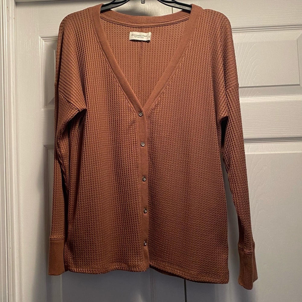 A&F Soft and Cozy Waffle Top